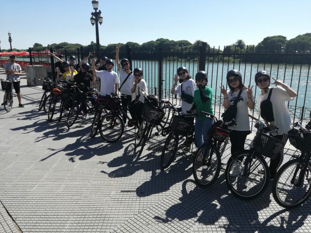 Bici tour en la peatonal de costanera