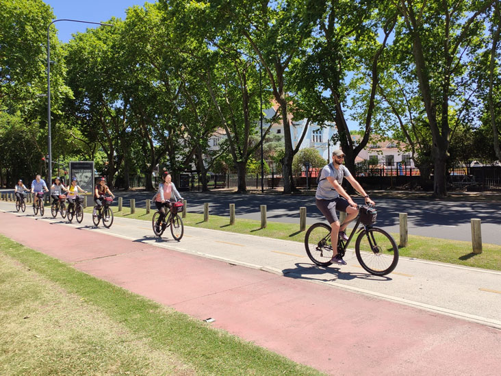 Hermosa bicisenda en Buenos Aires