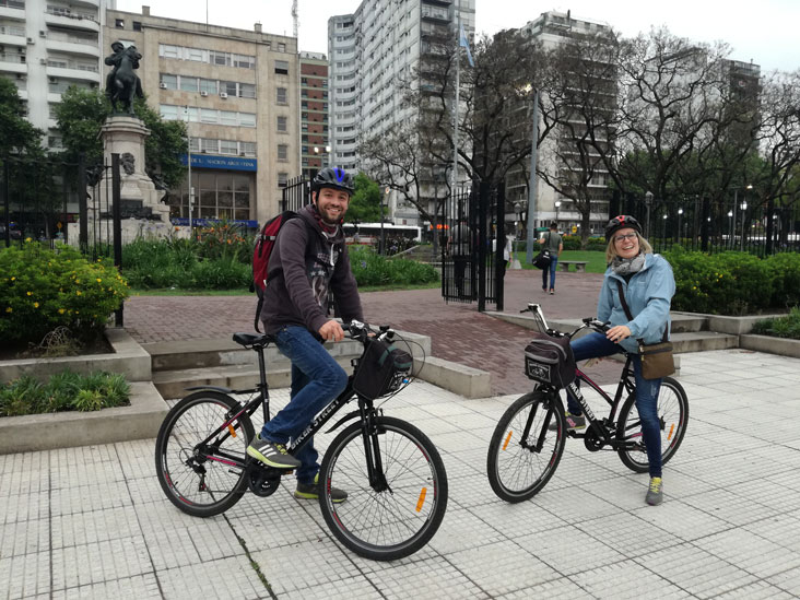 Biking around Palermo