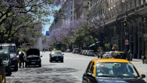 Diagonal Norte in Buenos Aires City Center