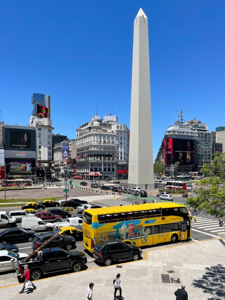 Obelisco, an icon of Buenos Aires