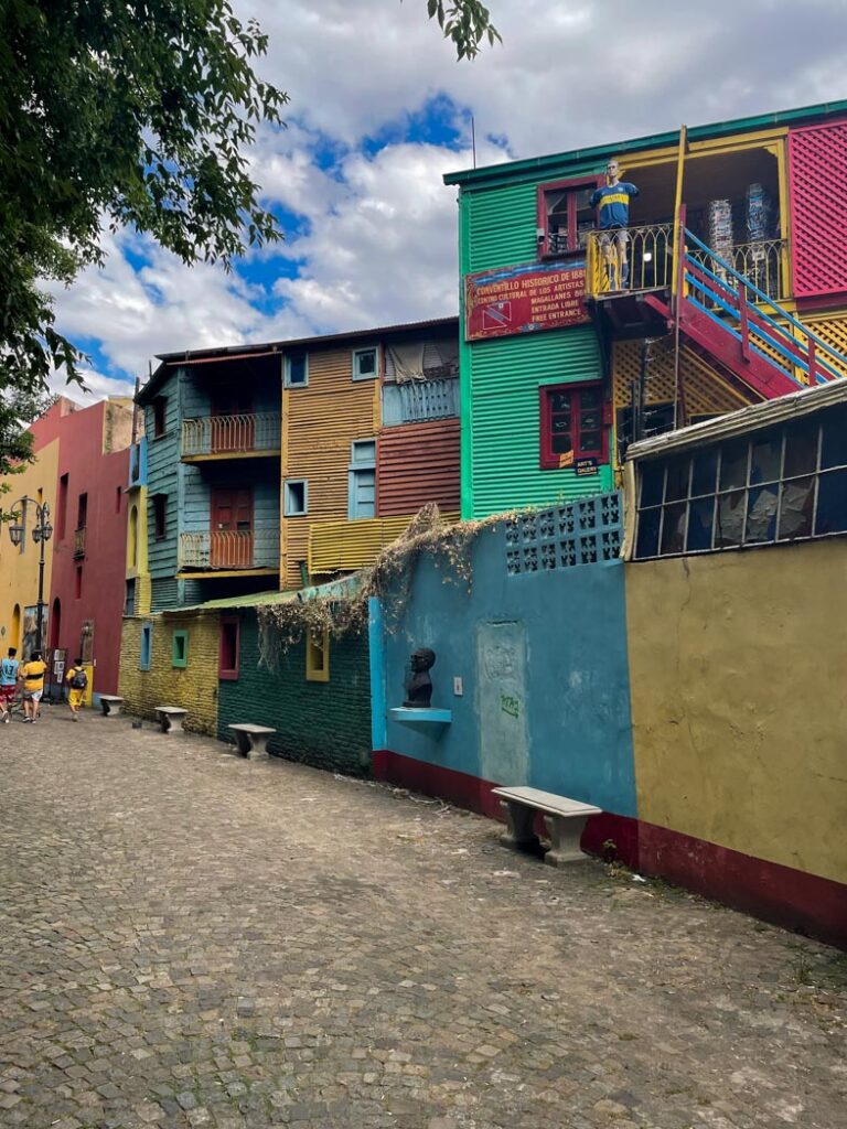 Caminito in La Boca, a colorful area