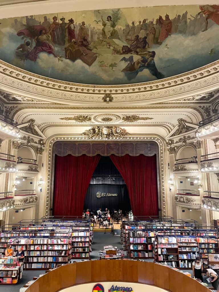 An old theatre that has become a book shop
