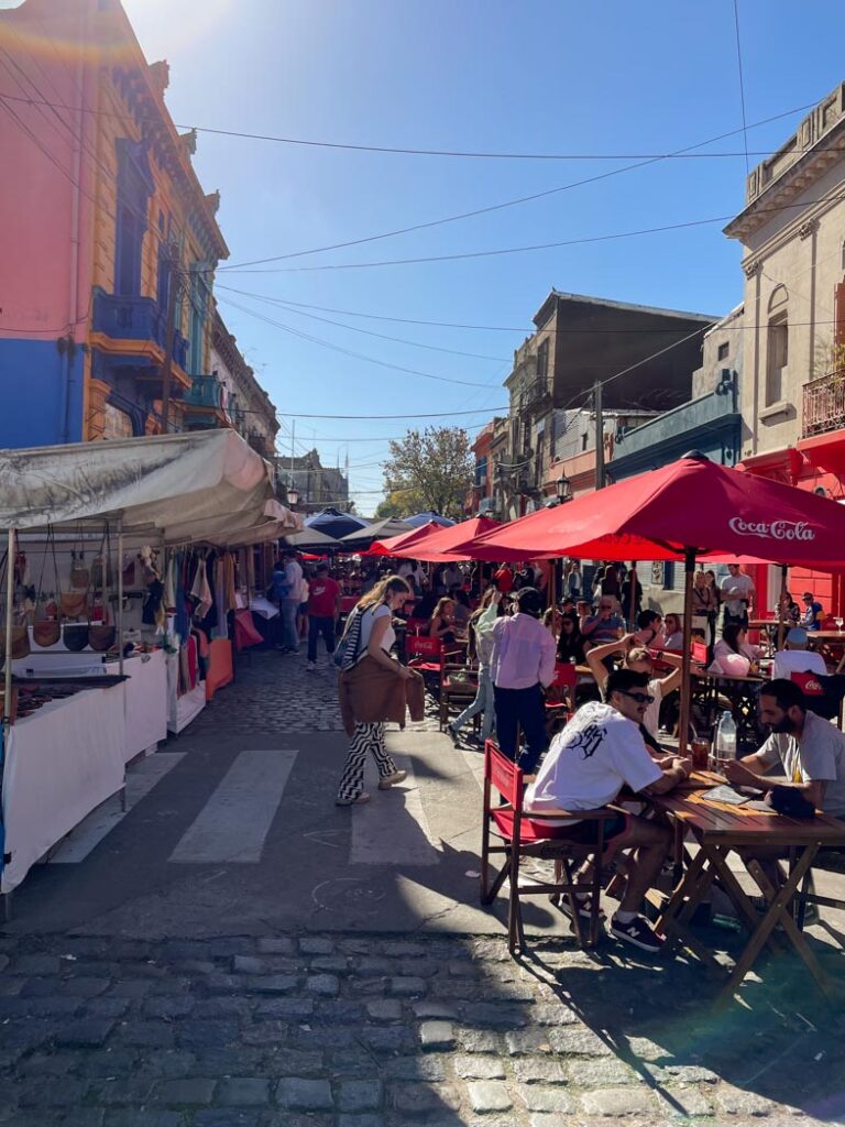 Caminito es un área muy visitada por turistas