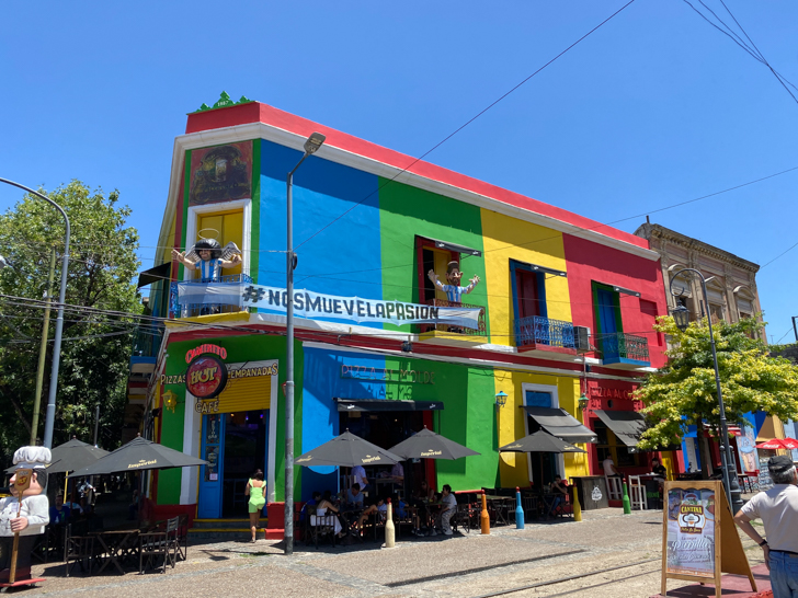 caminito na área de la boca um lugar colorido