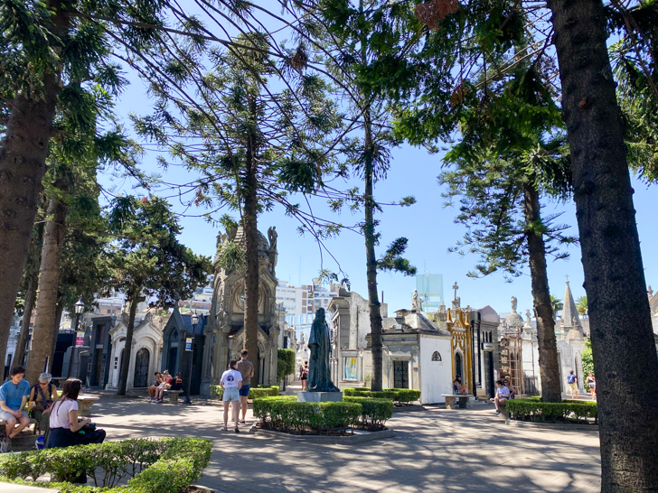 Visite à vélo super conviviale à Recoleta Buenos Aires