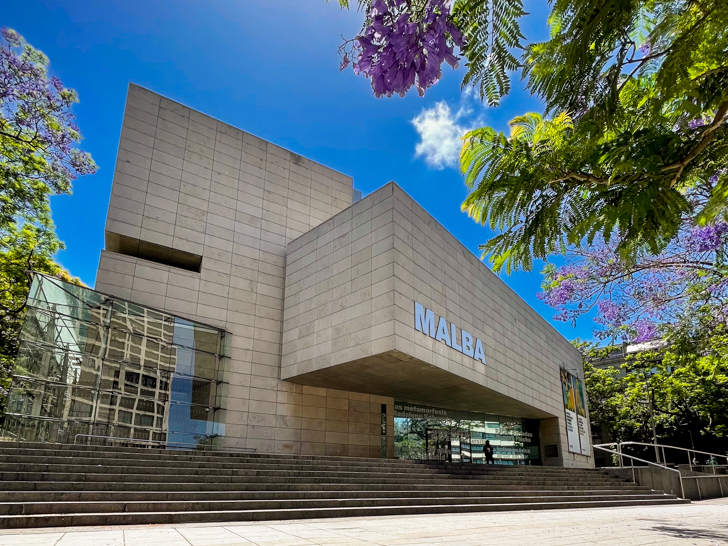 MALBA the most famous museum in Latin America is located in Buenos Aires in the exclusive area of Barrio Parque