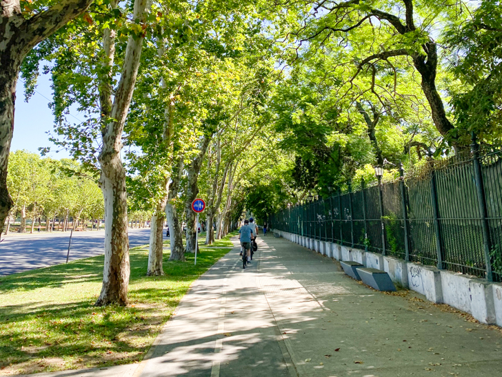 La zone des Bosques de Palerme est un espace vert à Buenos Aires