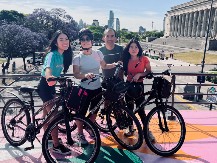 groupe de visites familiales dans la région de recoleta