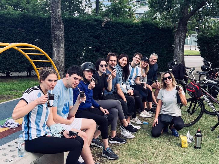 Visite privée à vélo en famille autour de la ville de Buenos Aires