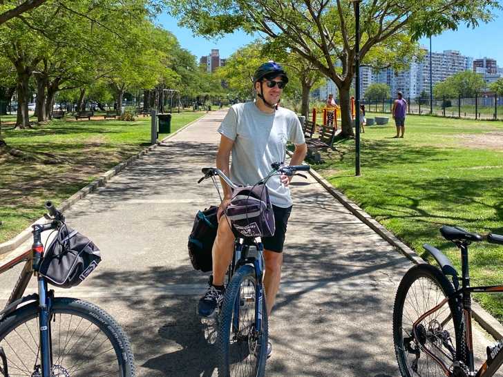 Julian from biker street in la boca area during a bike tour