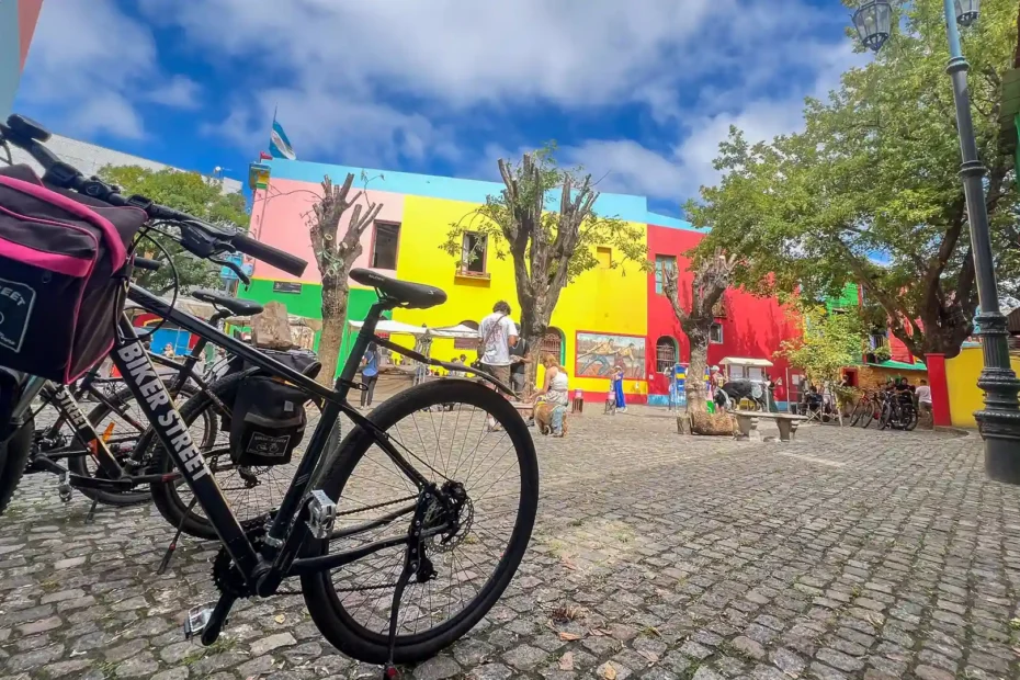 bici en caminito la boca