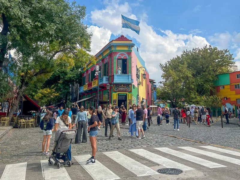 caminito in a la boca in a city tour around buenos aires
