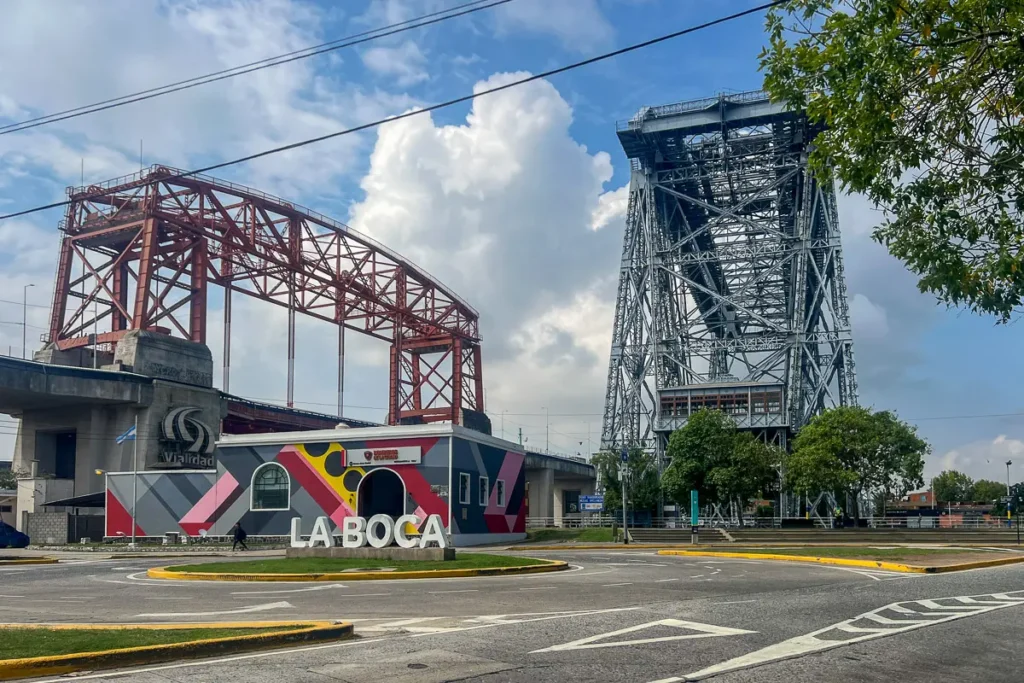 bridge in la boca buenos aires
