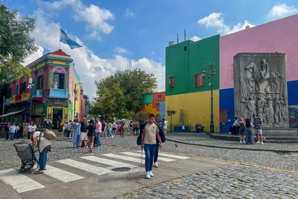 caminito in la boca in a visit of the city tour
