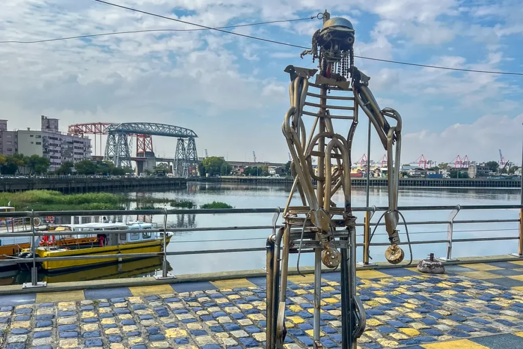 street art in la boca in a city tour