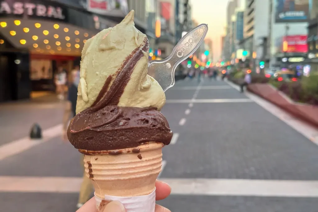 ice cream from cadore a traditional shop in buenos aires