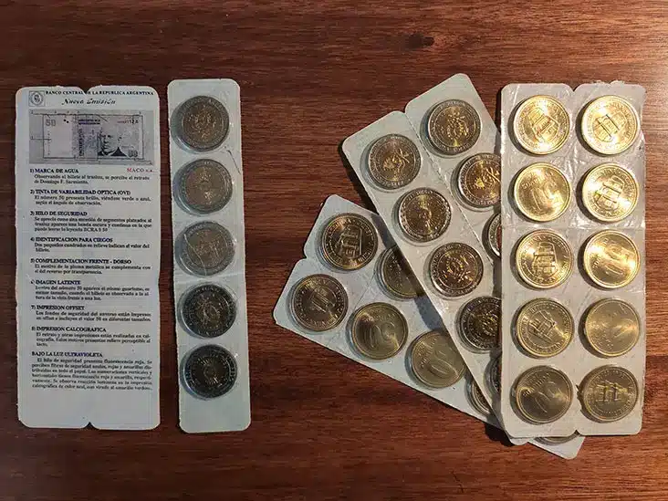 Monedas argentinas