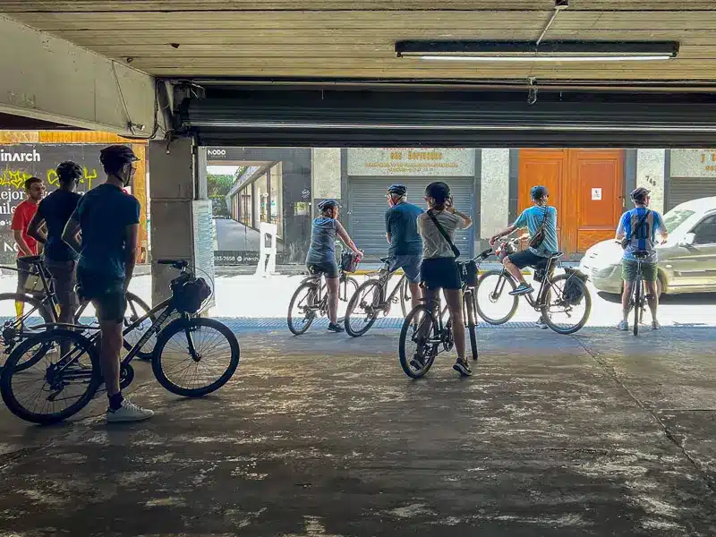 departure time for the bike tour around buenos aires with biker street