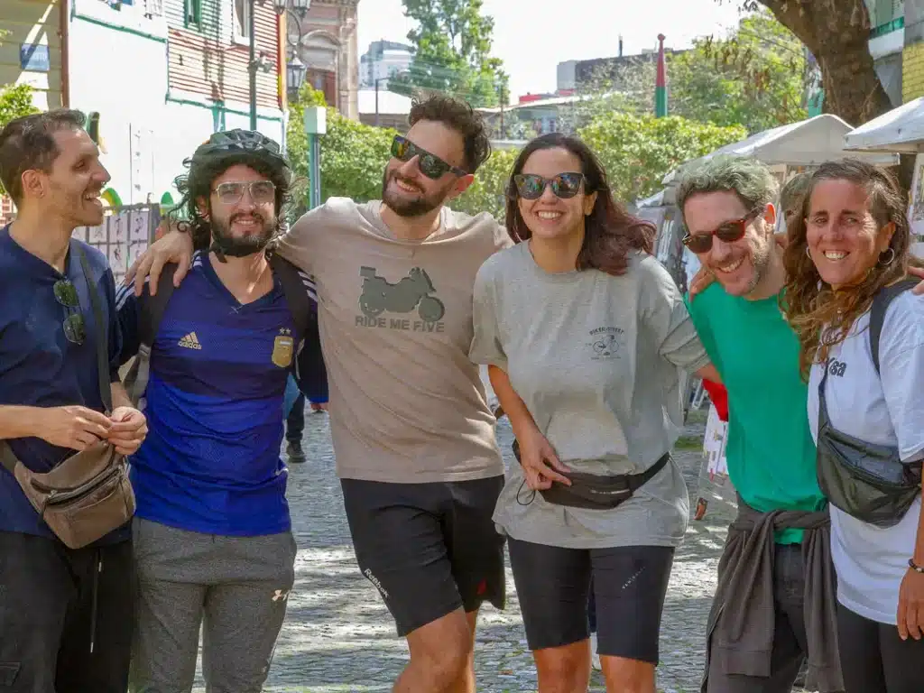 happy people at the end of the tour so glad to made a tour with biker street